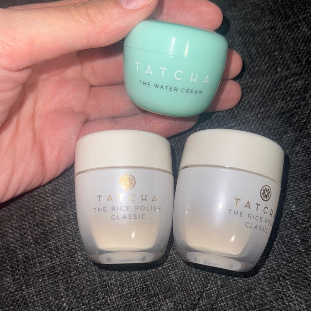 Tatcha Skincare Set - Water Cream and Rice Polish